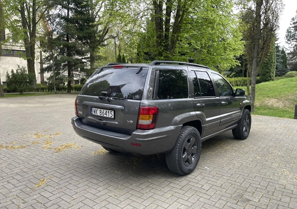 Jeep Grand Cherokee cena 29999 przebieg: 299000, rok produkcji 2002 z Warszawa małe 232